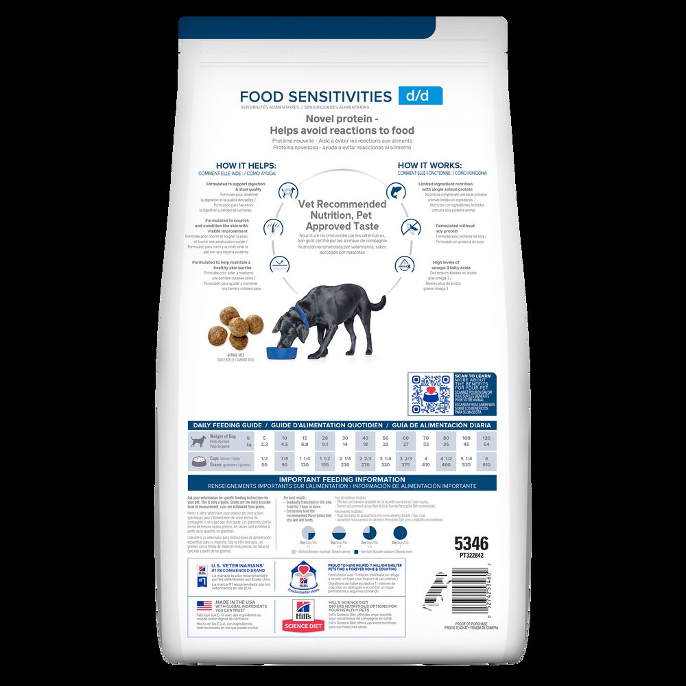 d/d Food Sensitivities Dog Food