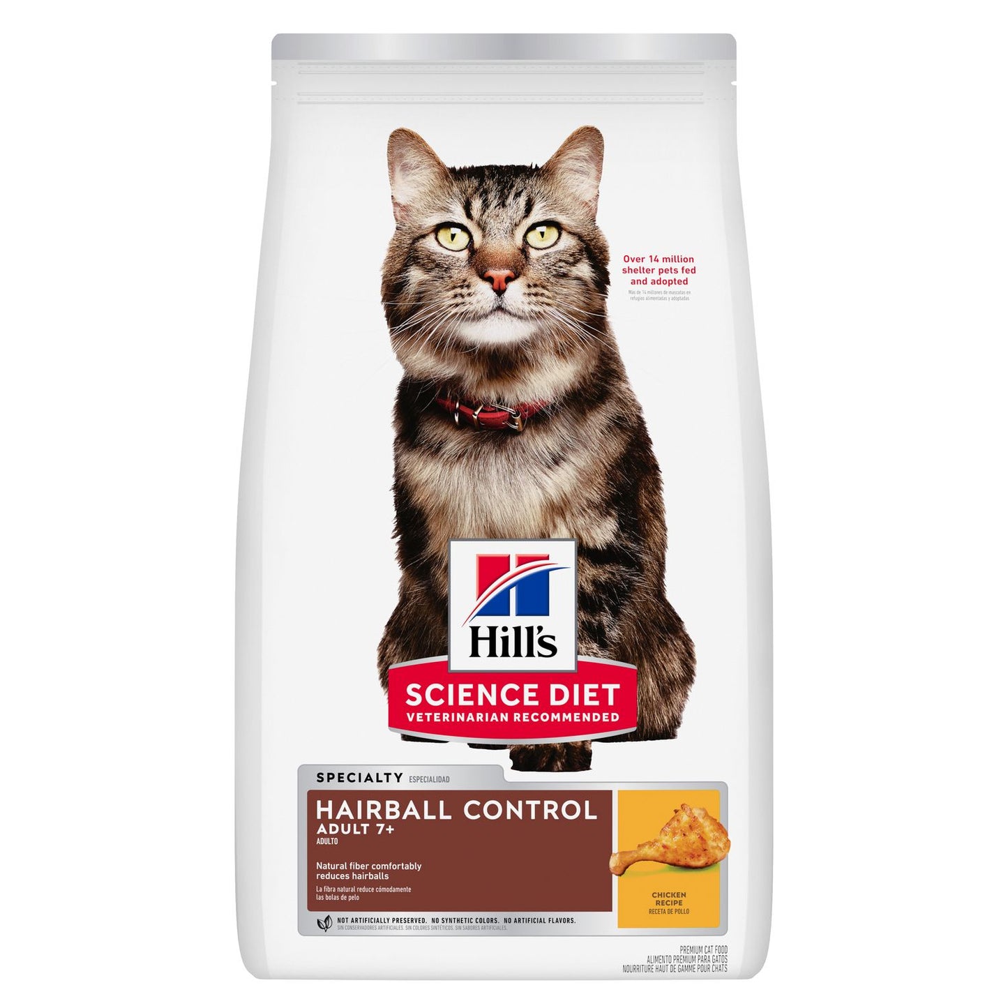 Senior 7+ Hairball Control Cat Food